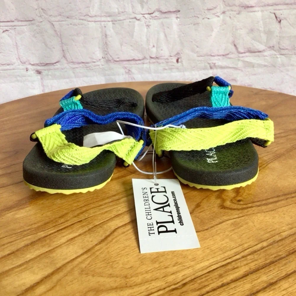 The Children's Place Multi-Color Adventure Sandals - Size 11